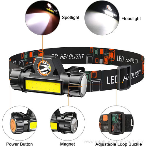 Rechargeable Super Bright COB Head Lamp